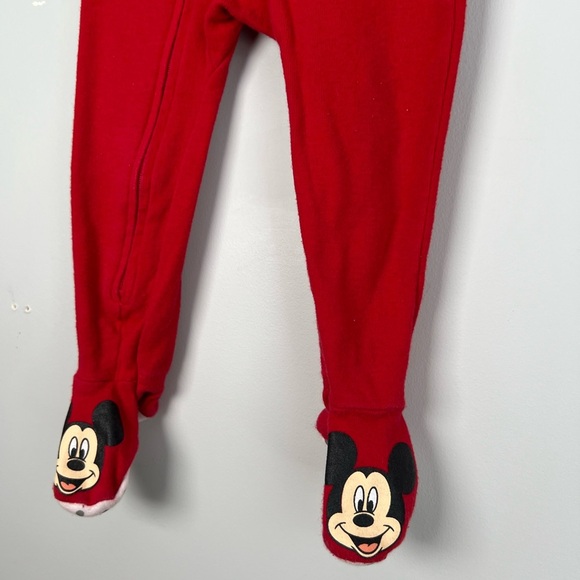 Disney Mickey Mouse One Piece Footies Sleeper 12M Baby Boy - Picture 3 of 5